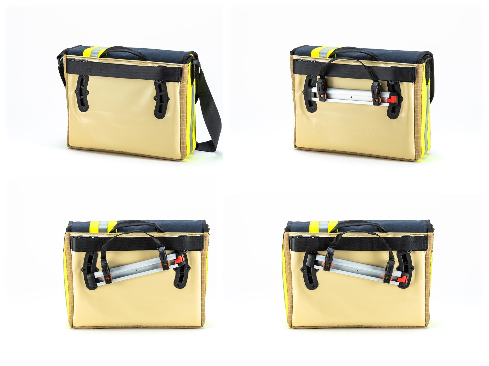 Kultbag Alarm Fahrradtasche - VAUDE Plug & Ride System Anwendung 1
